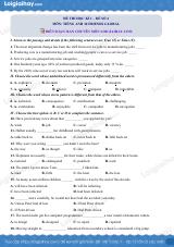 Đề thi giữa kì 2 Tiếng Anh 10 Friends Global - Đề số 4